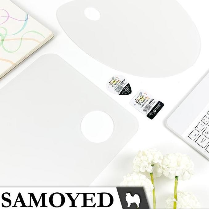 

ready !!! Palet Lukis Akrilik Transparan / Bening / Acrylic Painting / Painter's Palette Samoyed PPLT-A