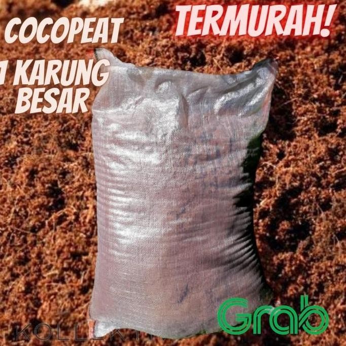 baru Cocopeat/ cocopit Murni Media Tanam 1 Karung 50Kg