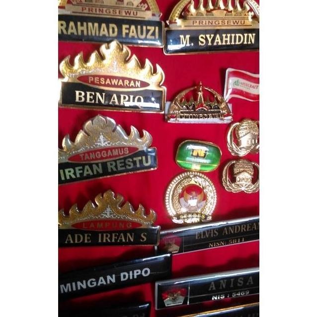 

Papan Nama/Nametag/Name Tag Dan Pin Siger Pns/Asn Lampung Tanggamus PROMO TERBATAS