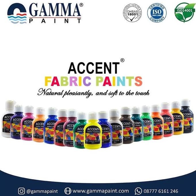 

ready !!! ACCENT Fabric Paint 30ML - WHITE - Cat Kain - Acrylic Waterbased