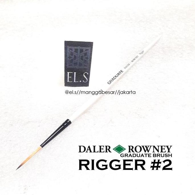 

ready !!! Daler Rowney Graduate Brush Rigger 2 (Kuas Lukis)