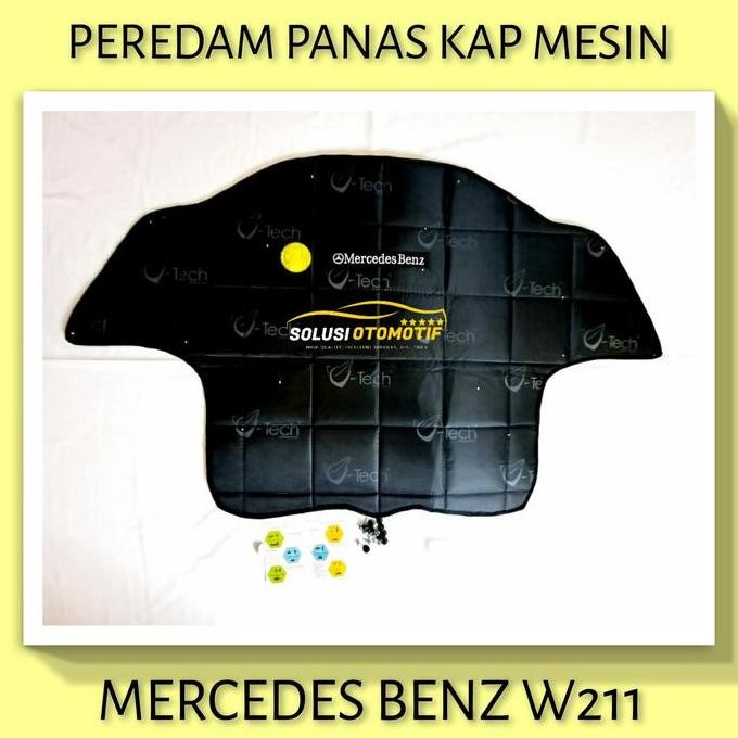MERCEDES BENZ W211 Peredam Panas Kap Mesin Aksesoris Mobil VTECH +Klip murah