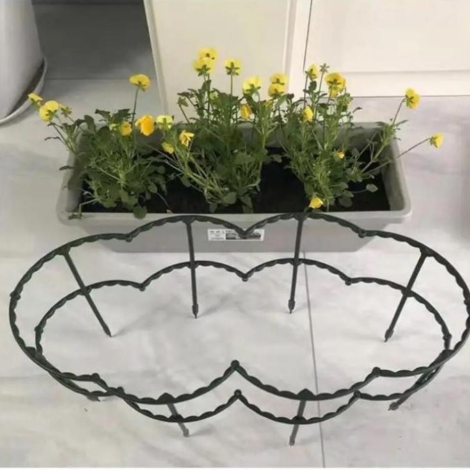 baru 12Pcs Tiang Tanaman Kawat Tanaman Peyanggga Tanaman Rambat Tiang Penompak Bunga Rambatan Tanama