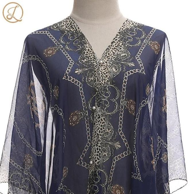 ready Outer Scarf Batik Chiffon Pantai Bahan Sifon Baju Luaran Bali Outer rt Syal Sutra Shawl Wanita