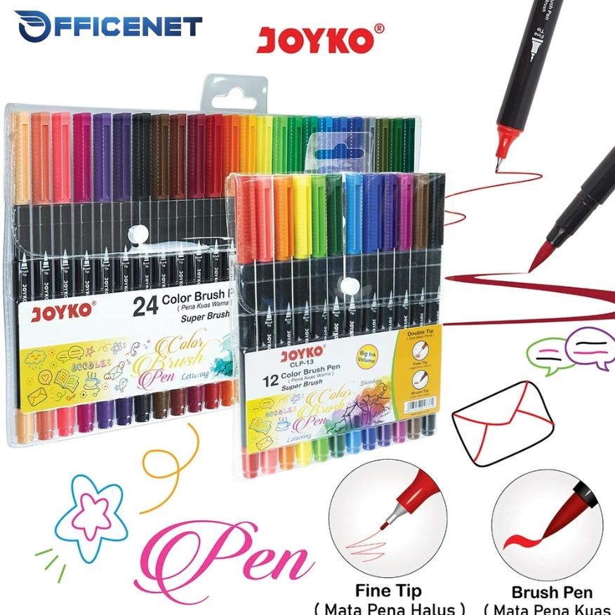 

Ik69 Rt-69 Fgh-56 Color Brush Pen Pena Kuas Warna Joyko Clp 13 Hemat Premium