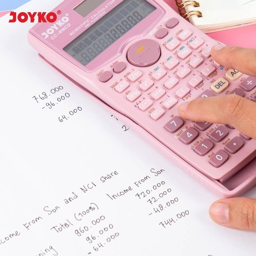 

Rwe-45 Er-23 Ul-64 Kalkulator Joyko Cc-25Co / Scientific / 401 Functions Calculator Free Baterai Berkualitas Premium