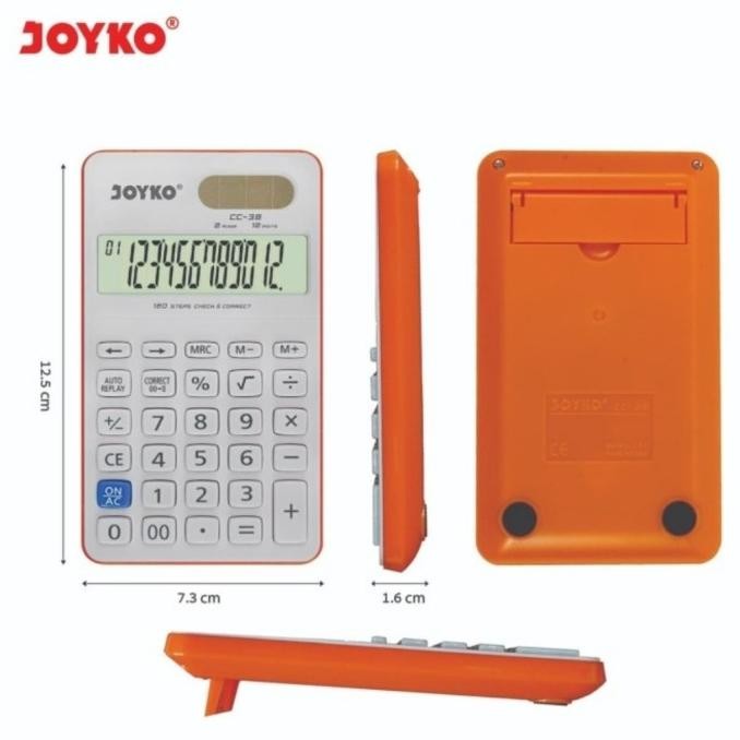 

Fuz-611 Gha-65 Rwe-45 Joyko Cc38 Check & Correct Calculator - Kalkulator Meja Cc 38 Termurah Berkualitas Fuz-611
