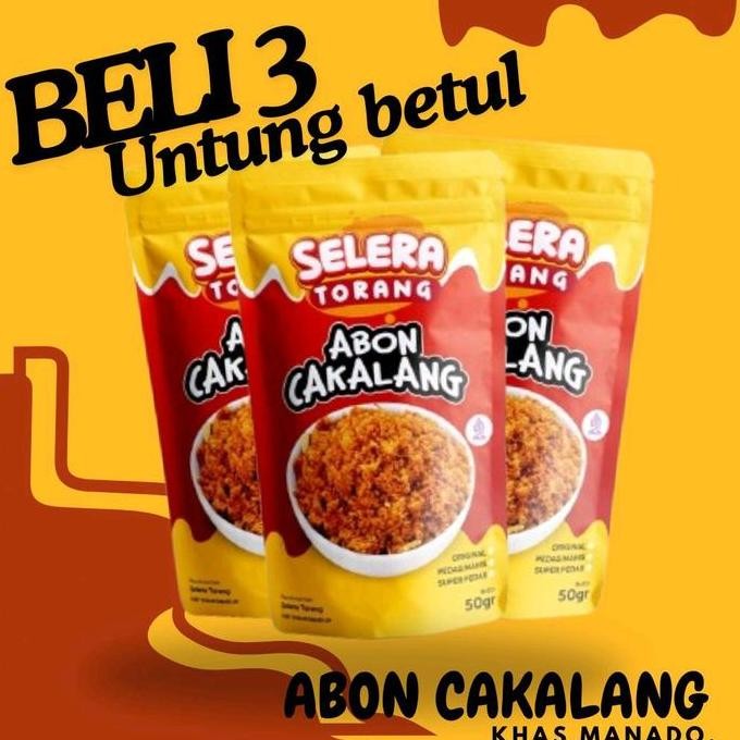 

Abon Cakalang 100gr x 3 Khas Manado by Selera Torang PS