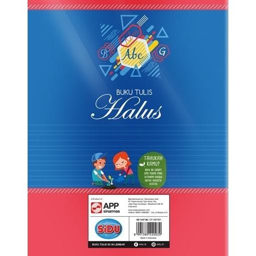

Terlaris! Gh-56 Ad-532 Sidu Buku Tulis Halus Sambung 3 Garis 38 Lembar - 1 Pack = 10 Buku Berkualitas Terlaris