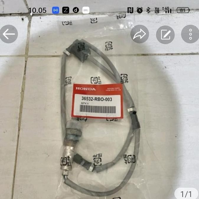 . SENSOR O2 OKSIGEN OXYGEN BAWAH  HONDA JAZZ MOBILIO BRIO FREED ASLI