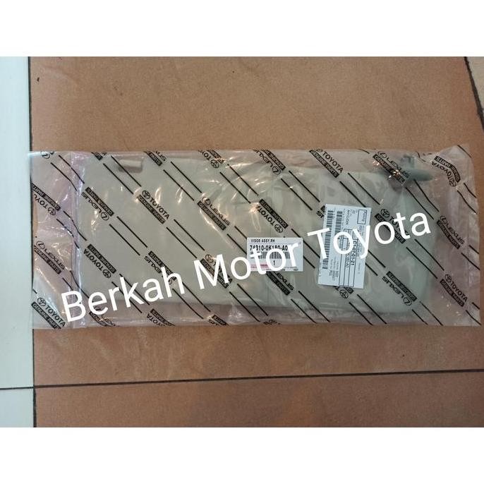 SUN VISOR PELINDUNG MATAHARI KANAN INNOVA 2007 2008 2009 2010 CREAM ORIGINAL DAN TERPERCAYA