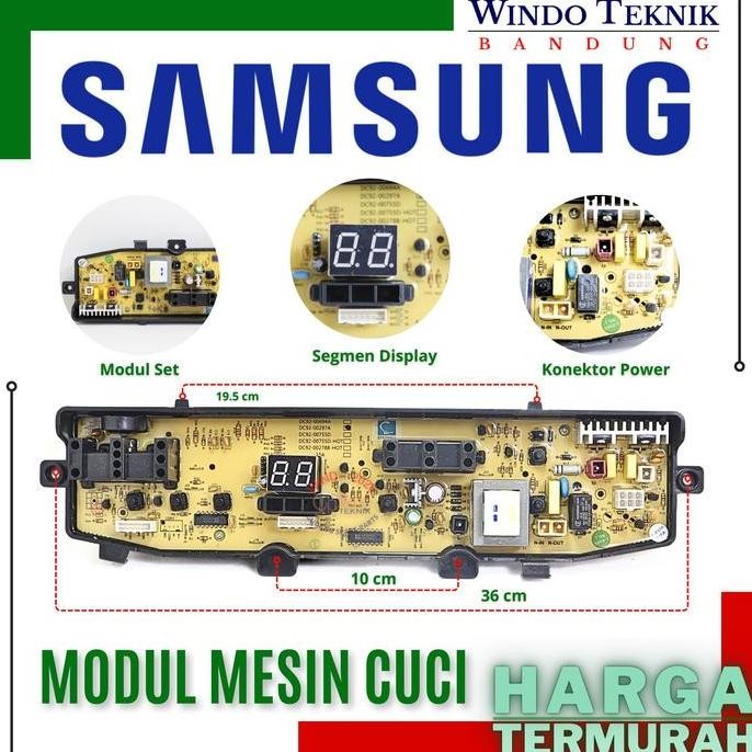 MODUL PCB MESIN CUCI SAMSUNG WA90F4 WA80V4 WA70V4 | WA 90F4 WA 80V4