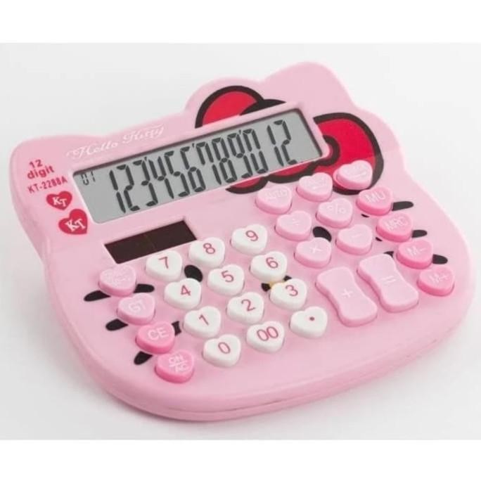 

Im31 Ew-98 Jy-6 Calculator Hello Kitty Kt 2288 Check & Correct 12 Digit - Kalkulator Meja Kt-2288 Premium Berkualitas