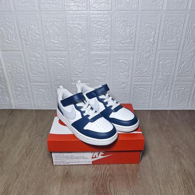 Tersedia Sepatu Anak Nike Court Borough Low 2 PSV BQ5451 121