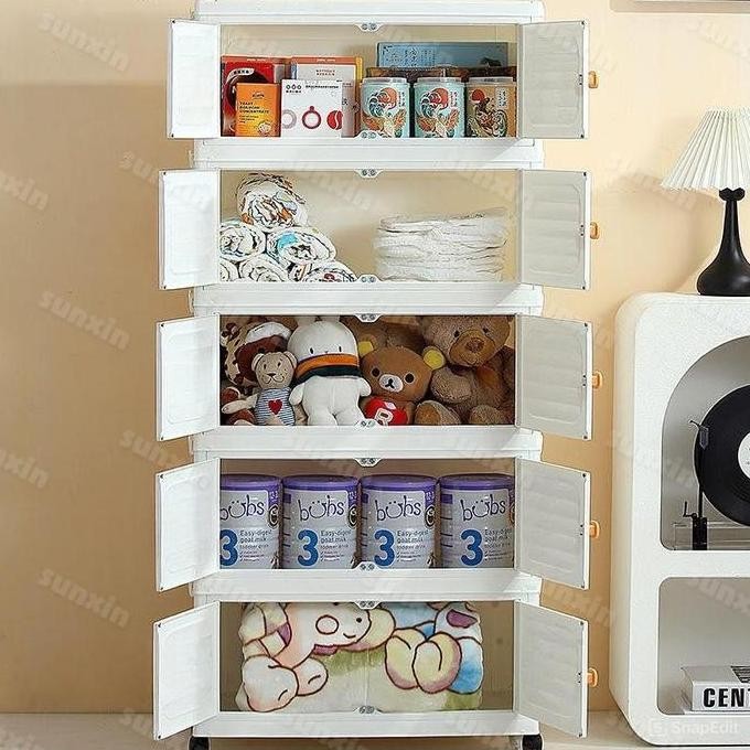 Miliki Sunxin - Plastic Storage Cabinet, Lemari/Laci Plastik