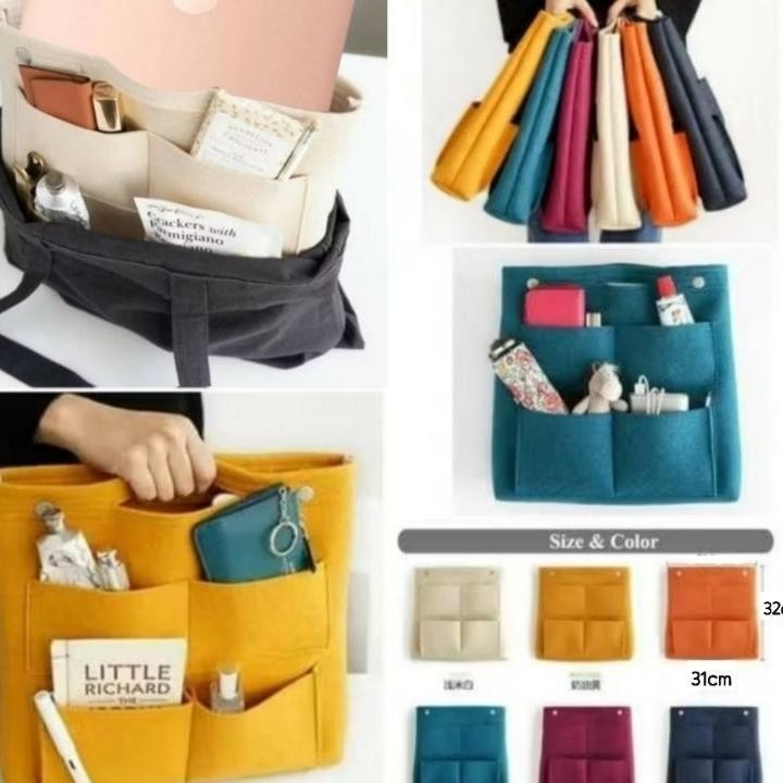 Dual In Bag Large Bag Organizer Daleman Tas Tas Serbaguna