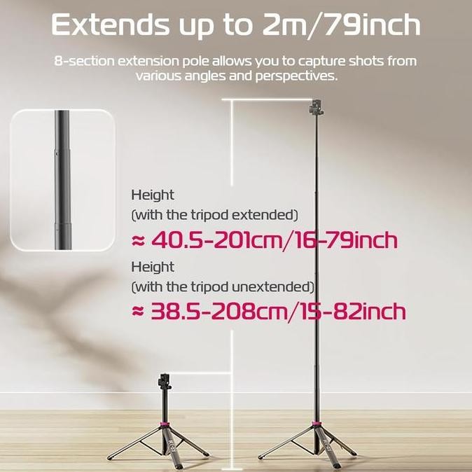 ULANZI MT-89 QUICK RELEASE LIGHT STAND WITH COLD SHOE MOUNT