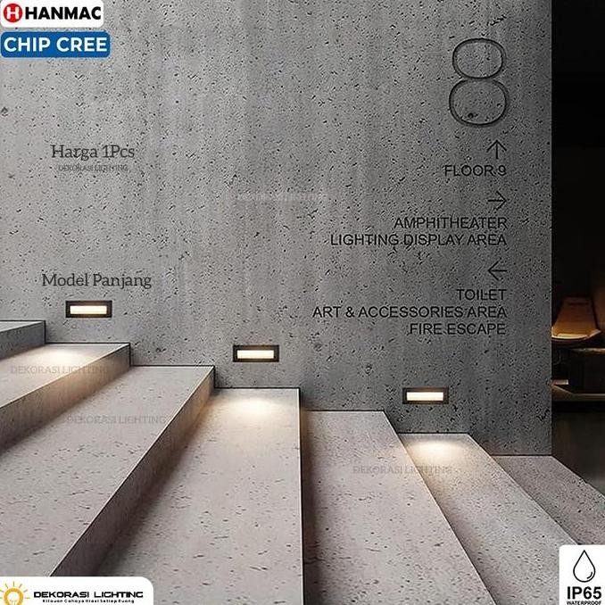 

Lampu Tangga Dinding Taman LED Outdoor Waterproof stairs step Light