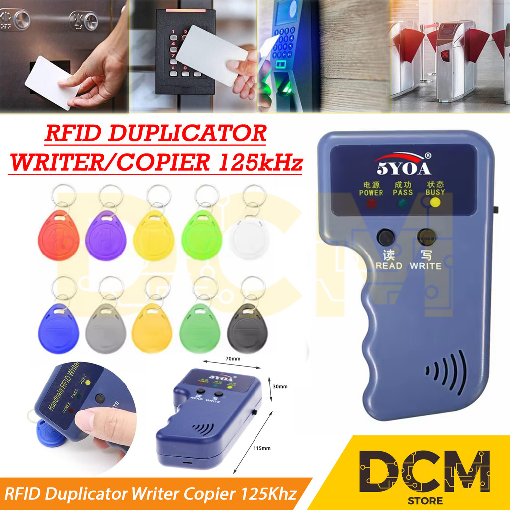 RFID Duplicator Alat Writer Copier RFID 125Khz EM4100 / HID / AWID