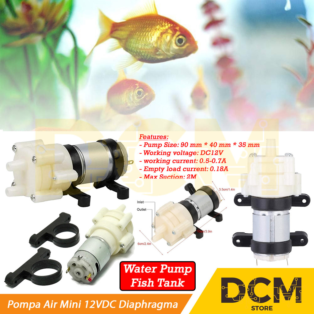 Pompa air mini 12V DC Diaphragma Water Pump printing diaphragm