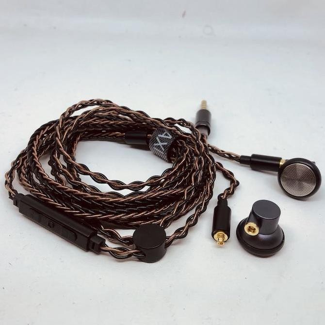 Flagship Earbud Hifi Metal Earphone Mmcx Detachable Transparent Natura New Stok