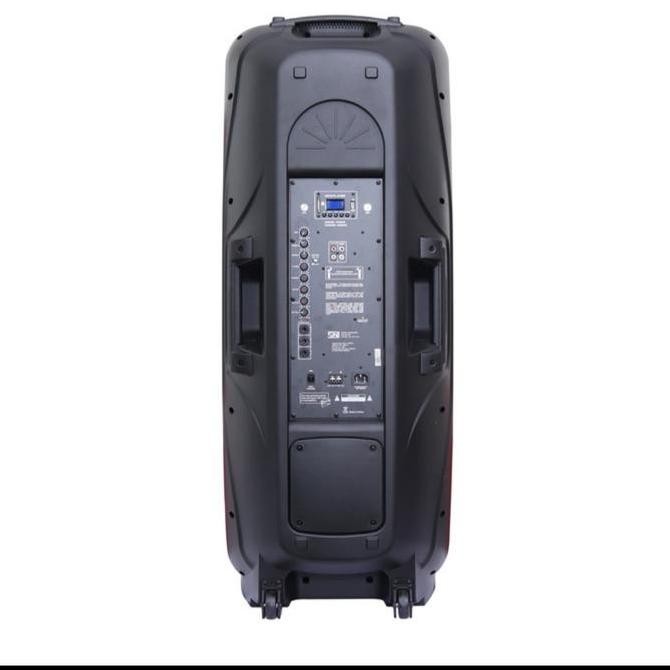 Baretone Speaker Pm215 Speaker Portable 15 Inchi Double 15"Blutooth New Stok