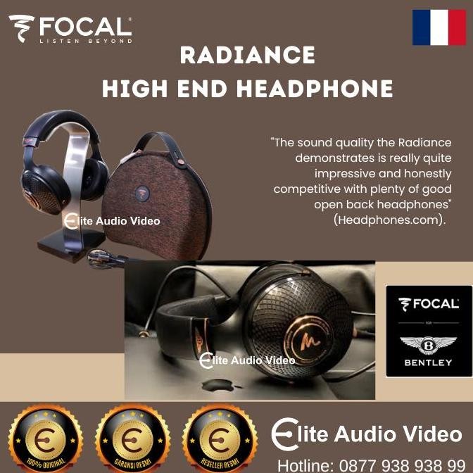 Focal Radiance Bentley - Headphone Tertutup Over-ear Premium