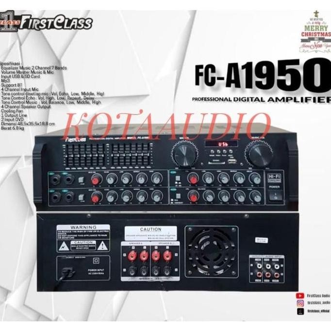 Amplifier Firstclass Fc A1950/ Fc A 1950/ Fca 1950 First Class Fca1950 New Stok