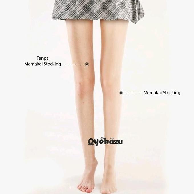 QYOKAZU STOCKING PANTYHOSE UV SEMI MIJING KULIT JEPANG TERLIHAT SEPERTI KULIT KAKI ASLI