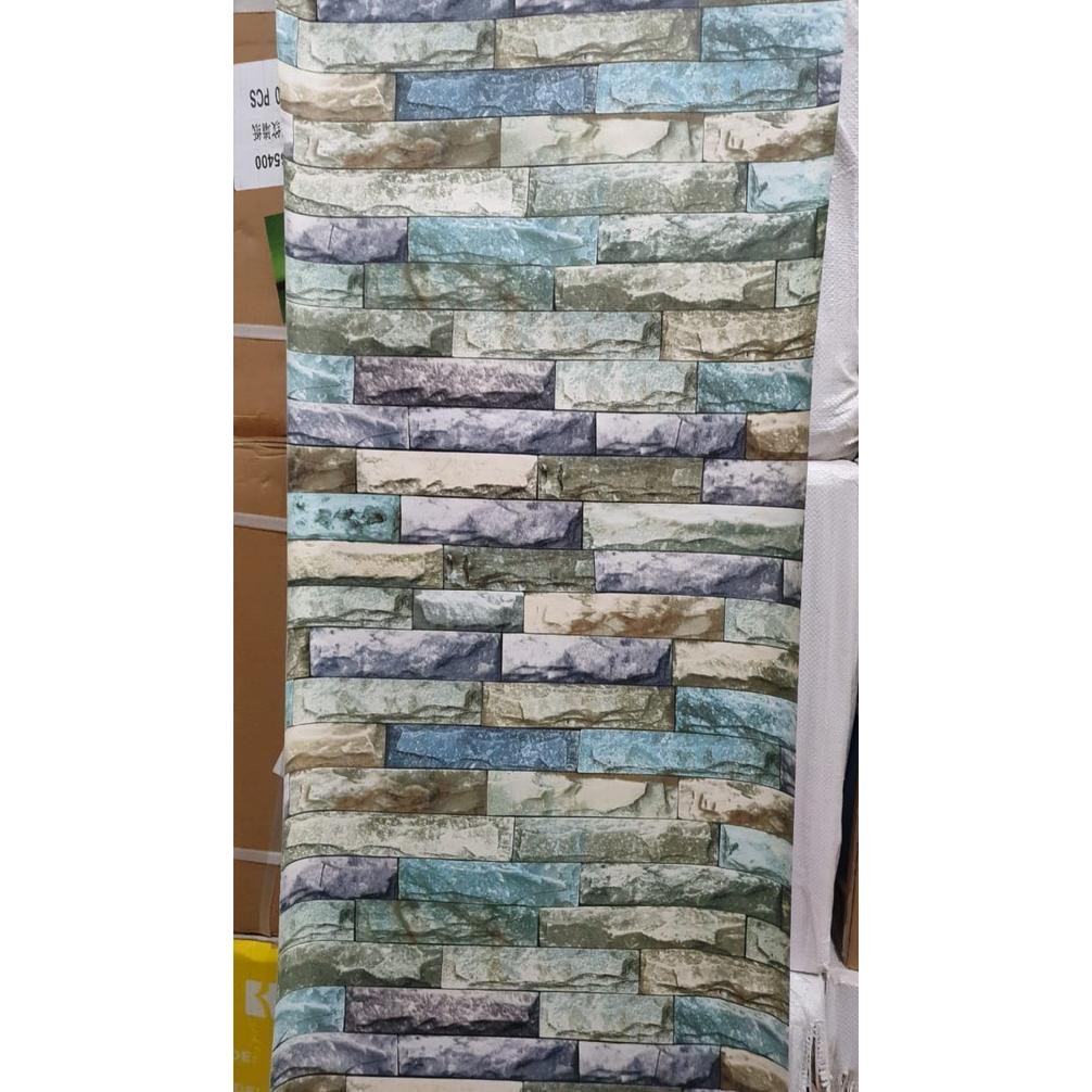 Wallpaper Dinding Batu Alam Campur 10 Meter - Walpaper Ruangan - Walpaper Dinding Kamar READY STOCK