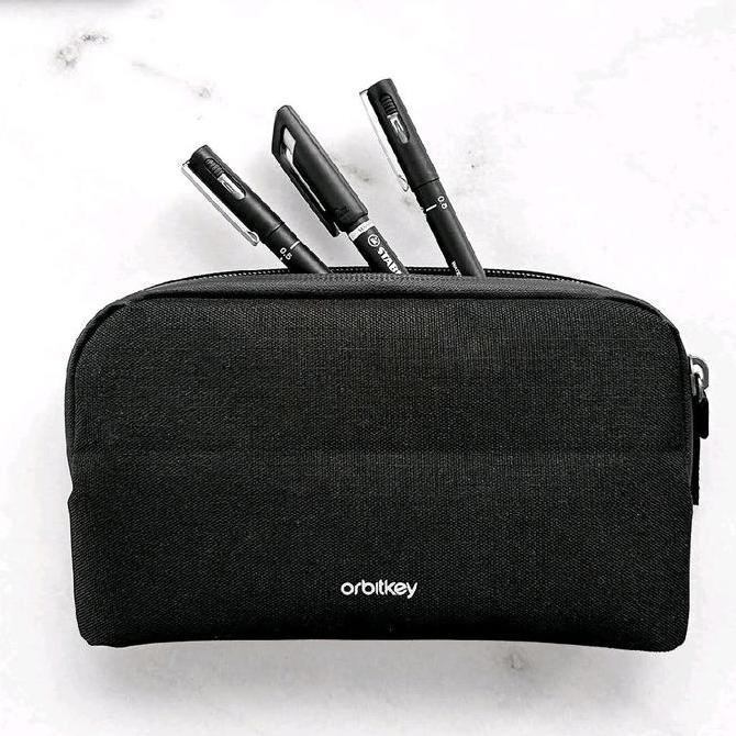 

PENCIL CASE ORBITKEY BLACK ORIGINAL TEMPAT PENSIL STATIONERY