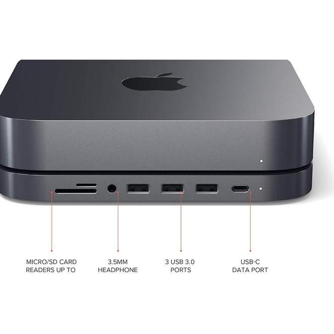 Satechi Apple Mac Mini Usb C Hub Dock M1 / 2018 + New Stok