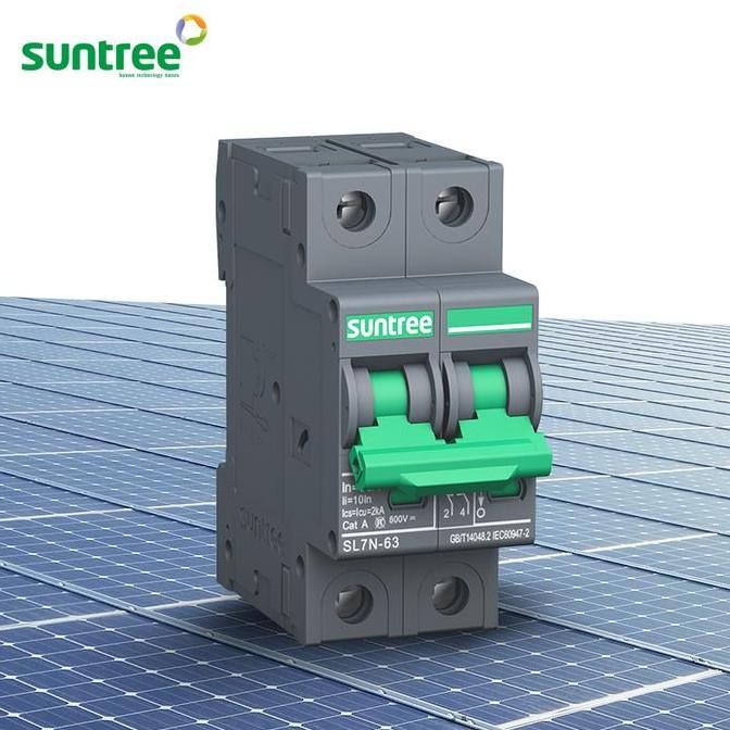 DC MCB SUNTREE 2 Pole 550 VDC 10-63 A [terbaik]