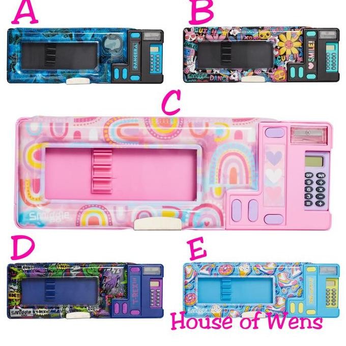 

SMIGGLE BRIGHT SIDE POP OUT PENCIL CASE ORIGINAL - TEMPAT PENSIL
