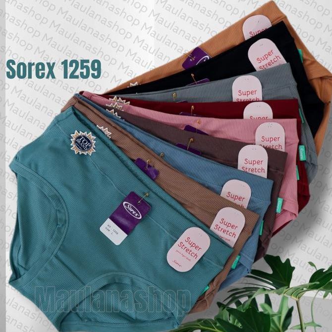 SOREX - 1 LUSIN CELANA DALAM WANITA SOREX 1259 SUPER STRECH