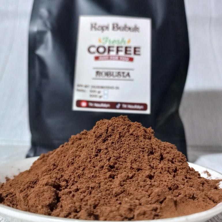 

NEW!!! Kopi bubuk 1 KG Robusta kopi hitam kopi giling 1000 gram p