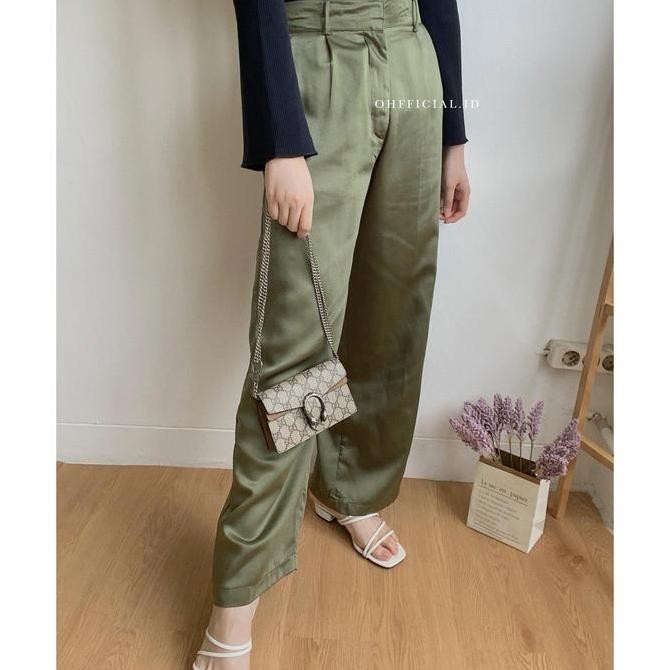 Lula Pants - Celana Kulot Satin Terbaru