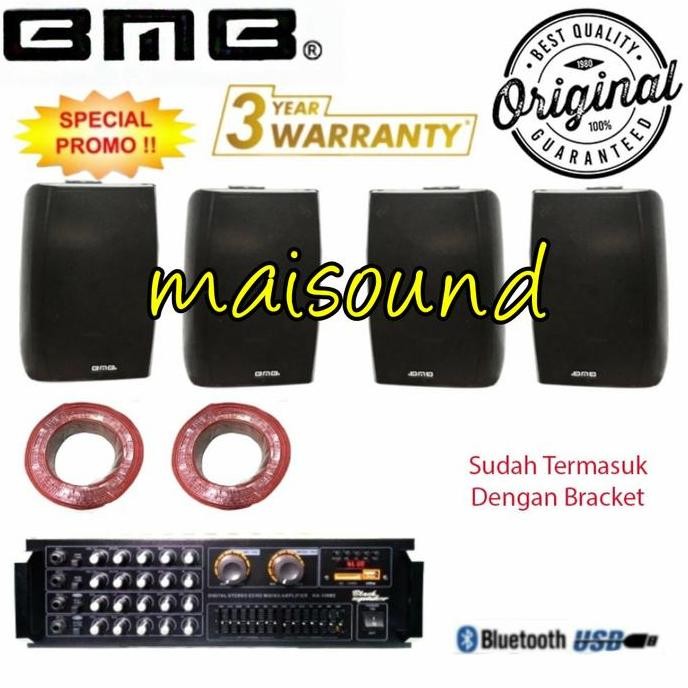 Paket Speaker Bmb 5 Inch Bmb Kg511 Kg 511 4 Speaker Buat Cafe Restoran New Stok
