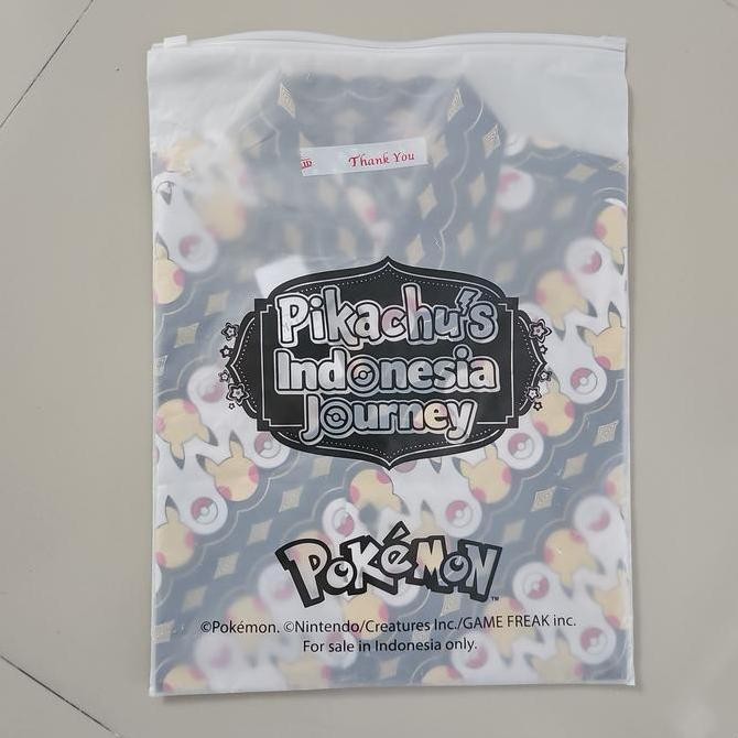 BATIK KEMEJA PIKACHU POKEMON ORIGINAL INDONESIA JOURNEY