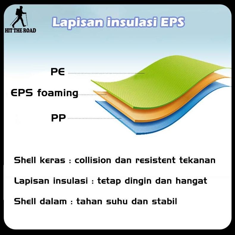 Ready Stok Siap Di Pakuhaji Eps Cooler Box Es 6/15/24 Liter Cool Box Mini Pendingin Kotak Beku Tetap