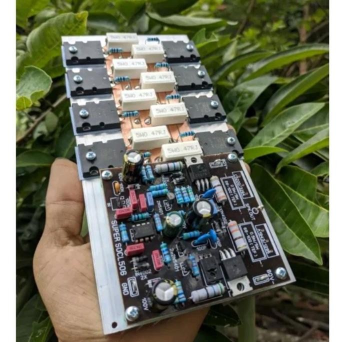 Kit Amplifier Socl 506 + 1 Tr Tef 4 Set Final. Mono New Stok