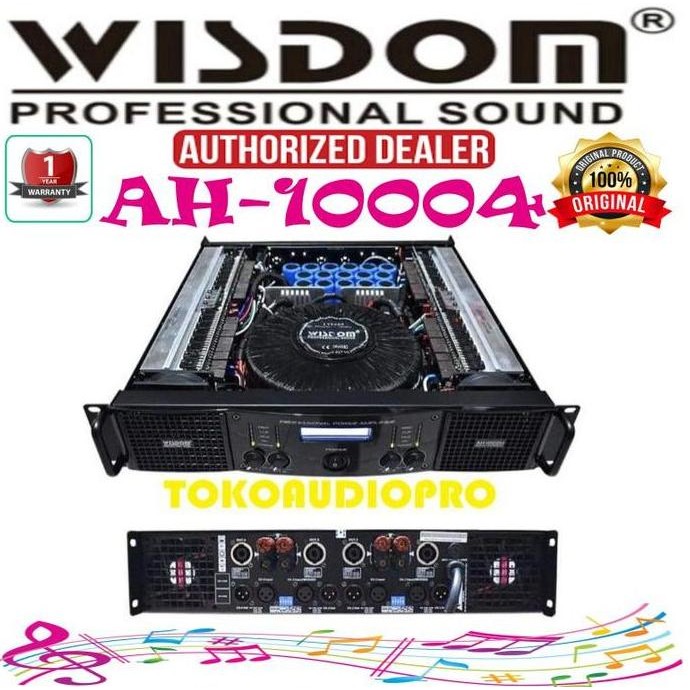 Wisdom Ah10004 Ah 10004 Ah-10004 Power Amplifier New Stok