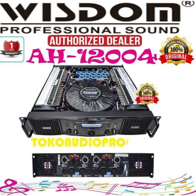 Wisdom Ah12004 Ah-12004 Ah 12004 Power Amplifier New Stok