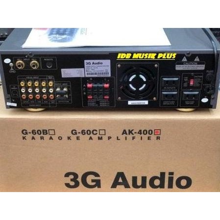 Amplifier Mixer Karaoke 3G Audio Ak400 Ak 400 Original 3G Audio New Stok