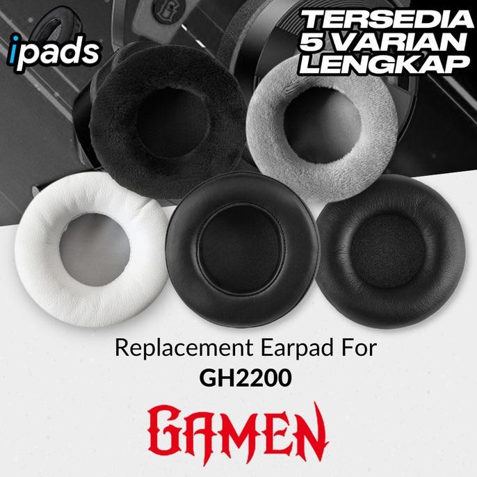 Earpad Earcup Ear Cushion Pad Gamen Gh2200 Gh 2200 Bantalan Busa Foam New Stok