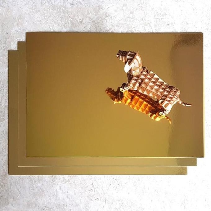

Kertas Mirror 300 Gsm A3 - Gold, Rose Gold Kaca Emas Promo