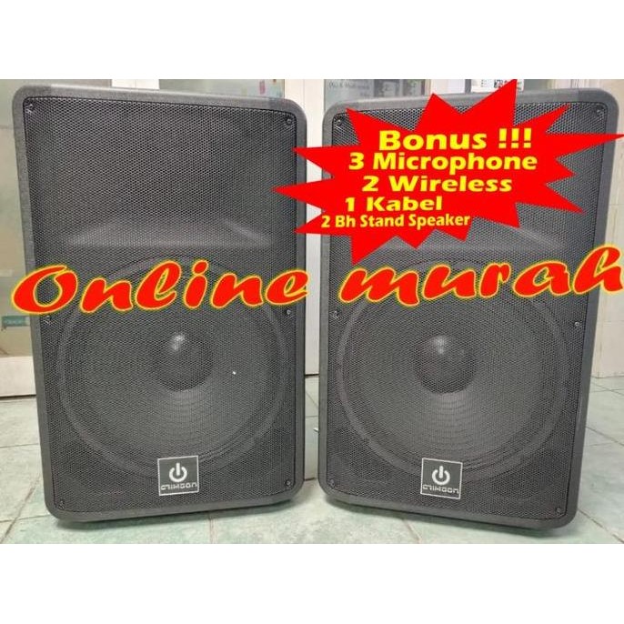 Speaker Aktif Pasif Crimson Stage15 Stage 15 Stage Cr15 Original New Stok