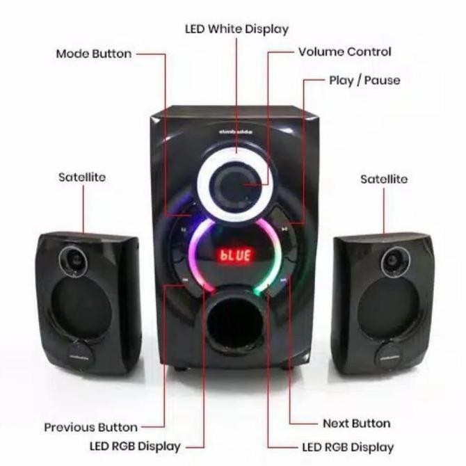 Speaker Simbadda Cst 7000N+ Simbada Cst 7000 N+ Sudah Bisa Bluetooth Speker New Stok