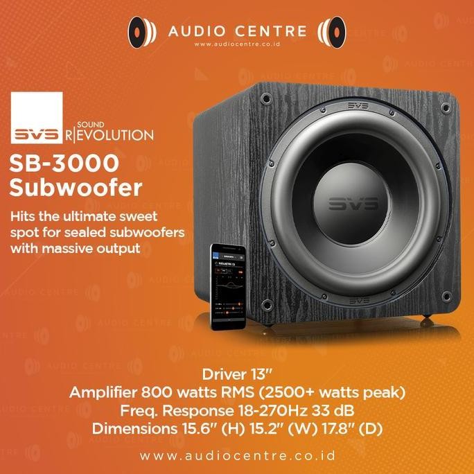 Svs Sb3000 Subwoofer / Svs Sb3000 / Sb 3000 Subwoofer New Stok