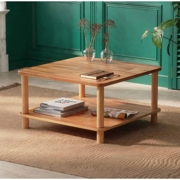 Meja Kayu Jati Santai Lesehan Lantai Simple